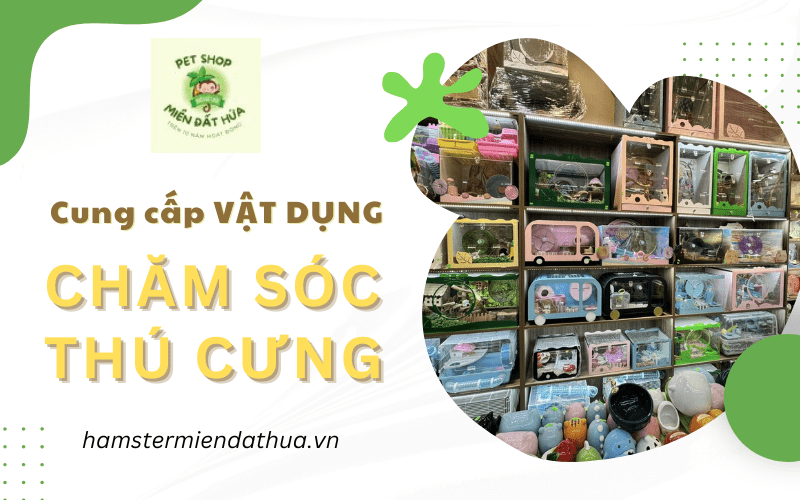 vật dụng chăm sóc thú cưng