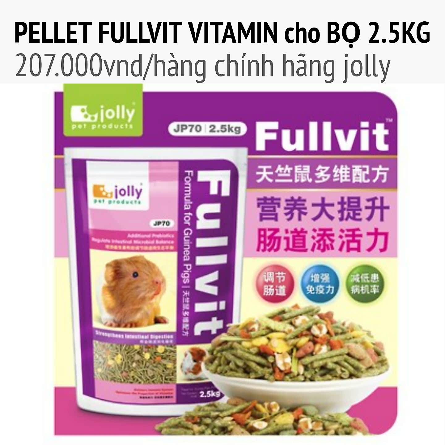 Thức ăn pellet FULLVIT cho GUINEA PIG 2.5kg