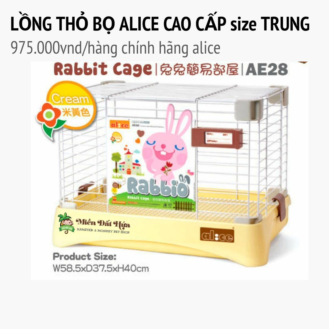 lồng thỏ bọ alice size trung