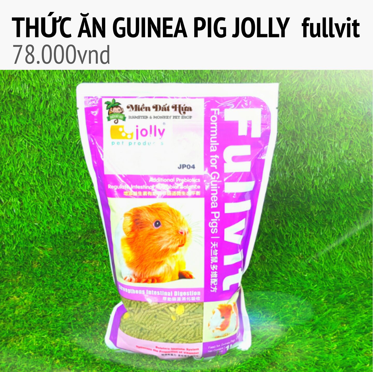 Pellet guinea pig fullvit jolly chính hãng 1kg