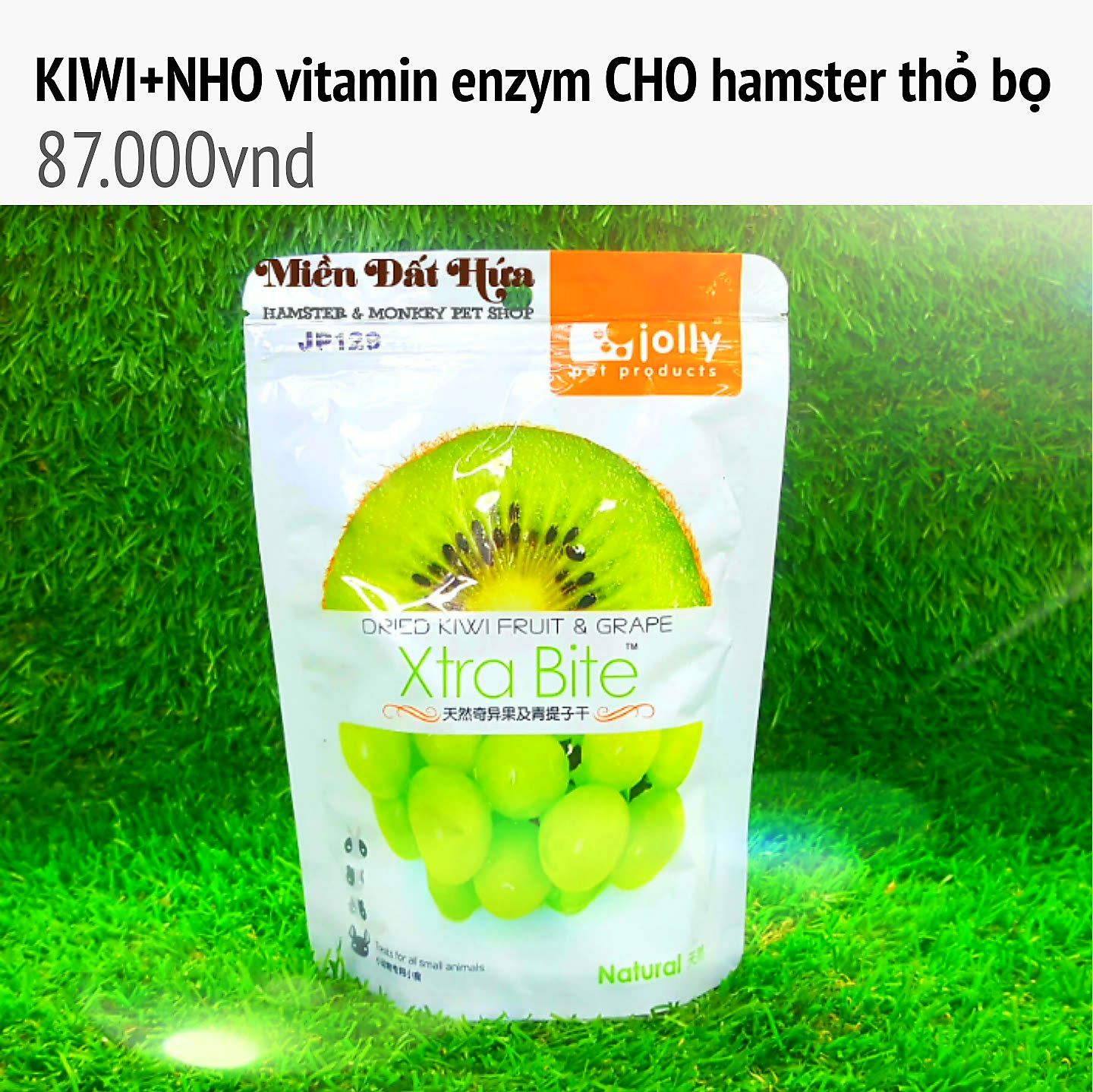 Kiwi nho vitamin cho thỏ bọ hamster